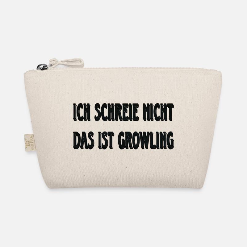 Ich schreie nicht... - Bio-Täschchen - Natur