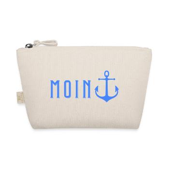 Moin mit Anker - Bio-Täschchen - Natur - Vorne