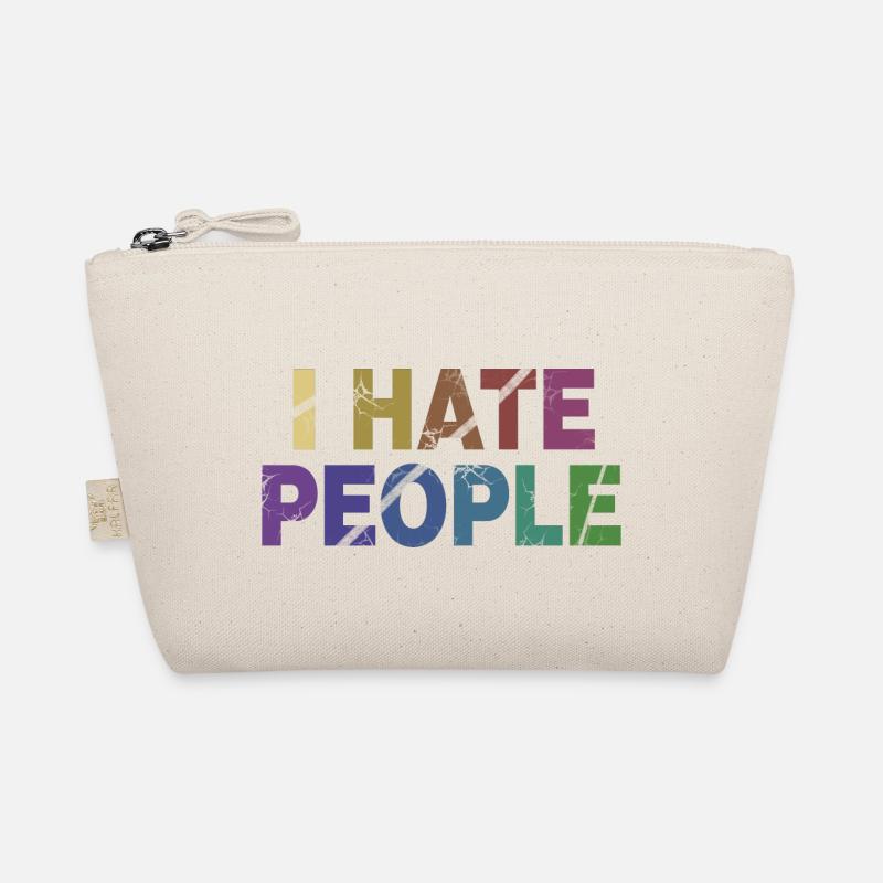 ICH HASSE MENSCHEN Bio-Täschchen