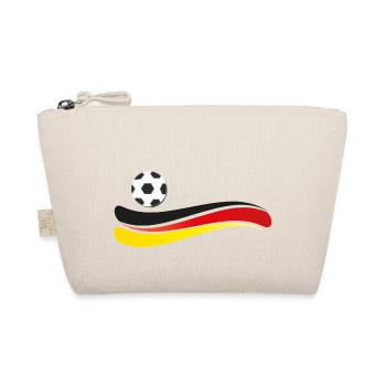 fußball deutschland - Bio-Täschchen - Natur - Vorne