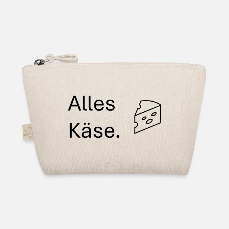 Alles Käse – Lustiges Käse-Design - Bio-Täschchen - Natur