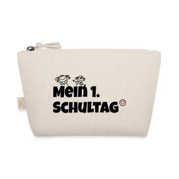 Mein 1 Schultag - Bio-Täschchen - Natur - Vorne