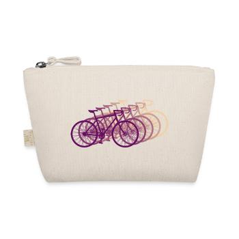 Fahrrad Rennrad Vintage Retro - Bio-Täschchen - Natur - Vorne