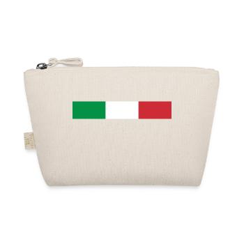 Italien Fahne - Bio-Täschchen - Natur - Vorne