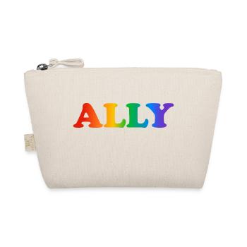 Gay Pride Ally - Organic Pouch - nature - Front
