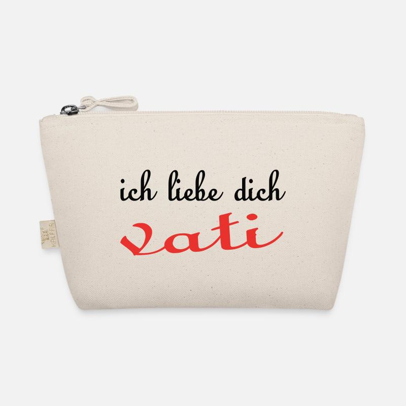 Ich liebe dich VATI Bio-Täschchen
