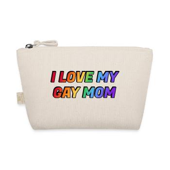 I love my gay mom - Organic Pouch - nature - Front