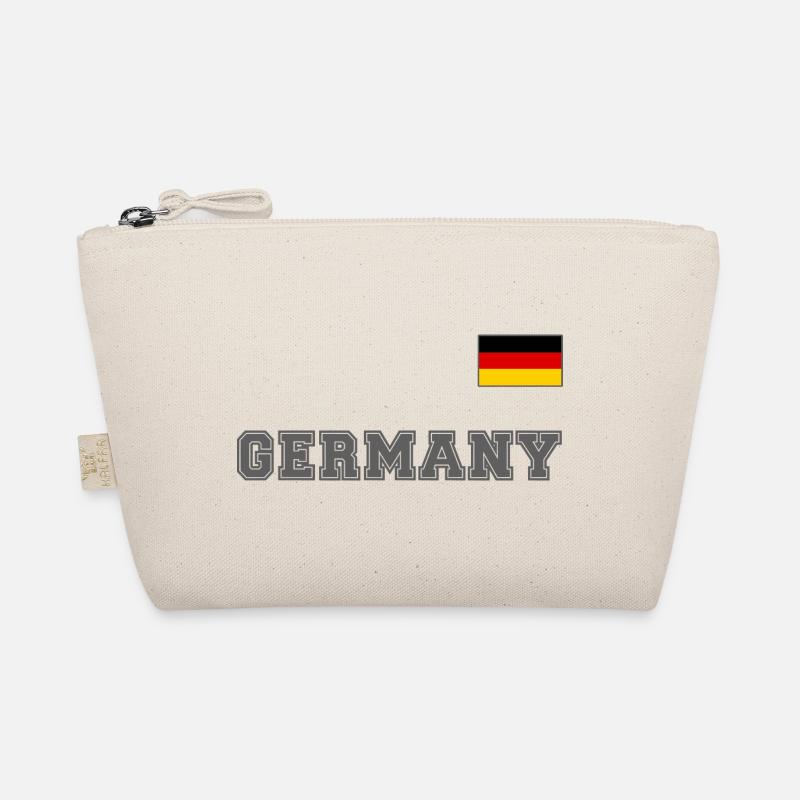Germany Jersey Look - GERMANY with Flag Flag Organic Pouch