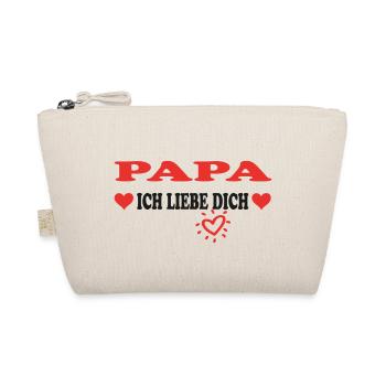PAPA Ich liebe dich - Trousse biologique - nature - Devant