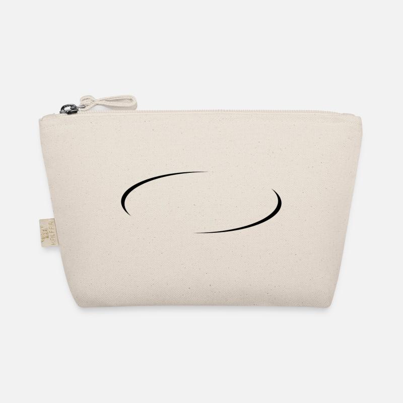 Modischer Kreis Schwarz Bio-Täschchen