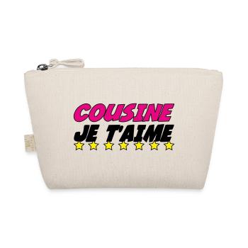 COUSINE JE t'aime - Trousse biologique - nature - Devant
