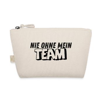 Nie ohne meine Freunde - Bio-Täschchen - Natur - Vorne