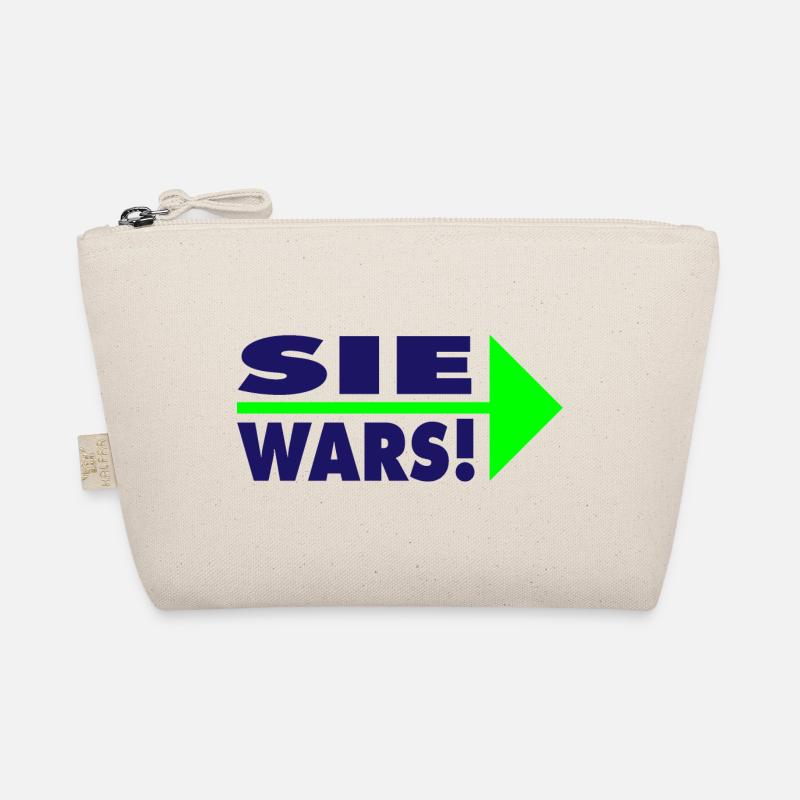 Sie wars! Partner- oder Partyshirt Bio-Täschchen