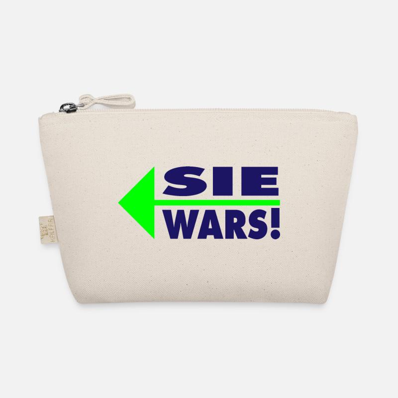 Sie wars! Partner- oder Partyshirt Bio-Täschchen