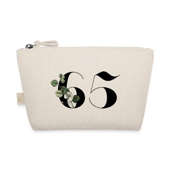 Numéro 65 floral vert - 65e anniversaire floral - Trousse biologique - nature - Devant