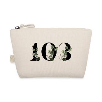 Numéro 103 floral vert - 103e anniversaire floral - Trousse biologique - nature - Devant