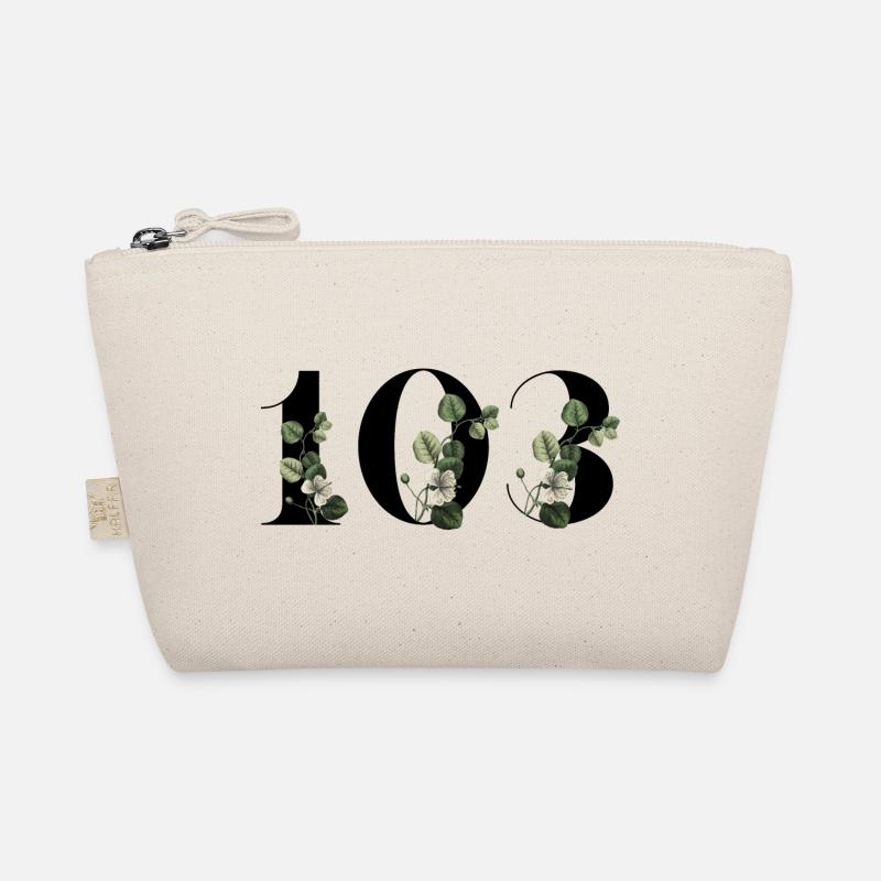 Nummer 103 Blumengrün - 103. Blumengeburtstag Bio-Täschchen