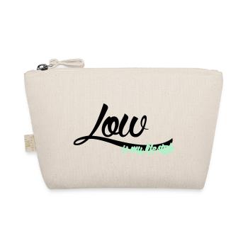low is my lifestyle - Bio-Täschchen - Natur - Vorne