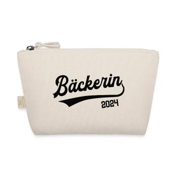 Bäckerin 2024 Beruf Bäckerei Bäcker Azubine Lehre - Bio-Täschchen - Natur - Vorne