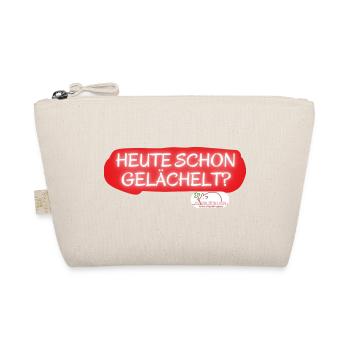 Heute schon gelächelt 2 - Bio-Täschchen - Natur - Vorne