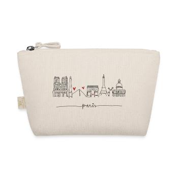 Stadt der Liebe Paris - Bio-Täschchen - Natur - Vorne