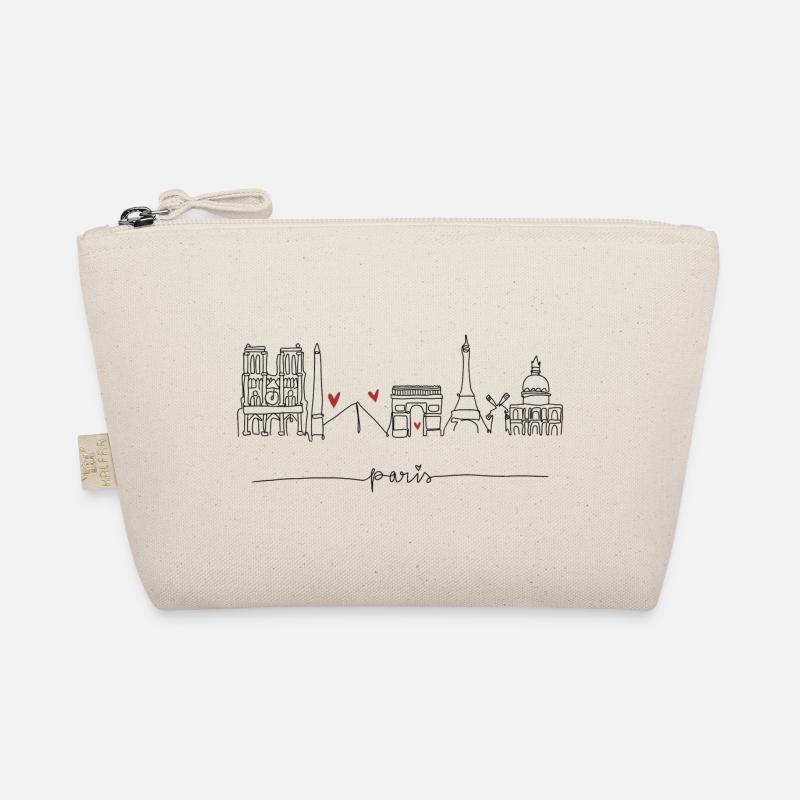 Stadt der Liebe Paris - Bio-Täschchen - Natur