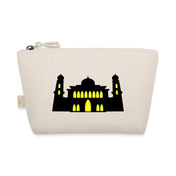 mosque silhouette - Organic Pouch - nature - Front