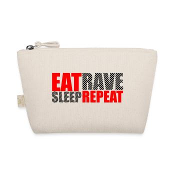 Manger dormir rave répéter nourriture sommeil corbeau disant - Trousse biologique - nature - Devant
