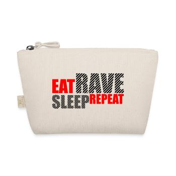 Manger dormir rave répéter nourriture sommeil corbeau disant - Trousse biologique - nature - Devant