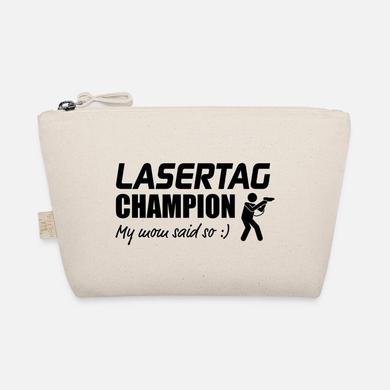 Laser Tag Champion My Mum sad so Organic Pouch