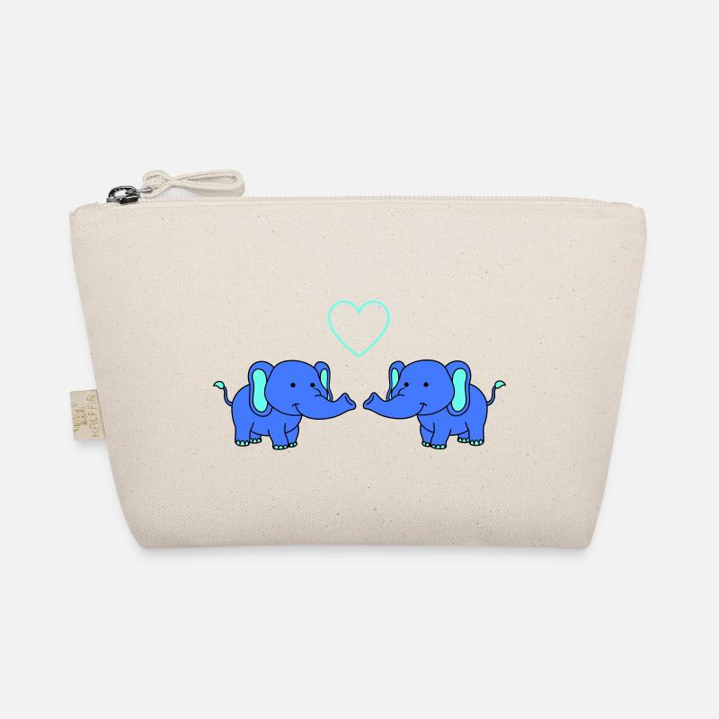 Elephants in love Organic Pouch