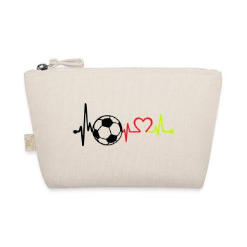 fußball love beat germany - Bio-Täschchen - Natur - Vorne