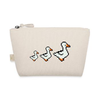Pixel Ducks - Organic Pouch - nature - Front