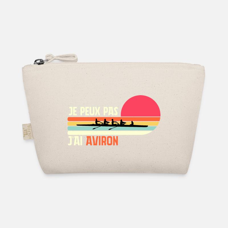 Ich kann nicht Ich Rudern Geschenk Geburtstag Humor - Bio-Täschchen - Natur