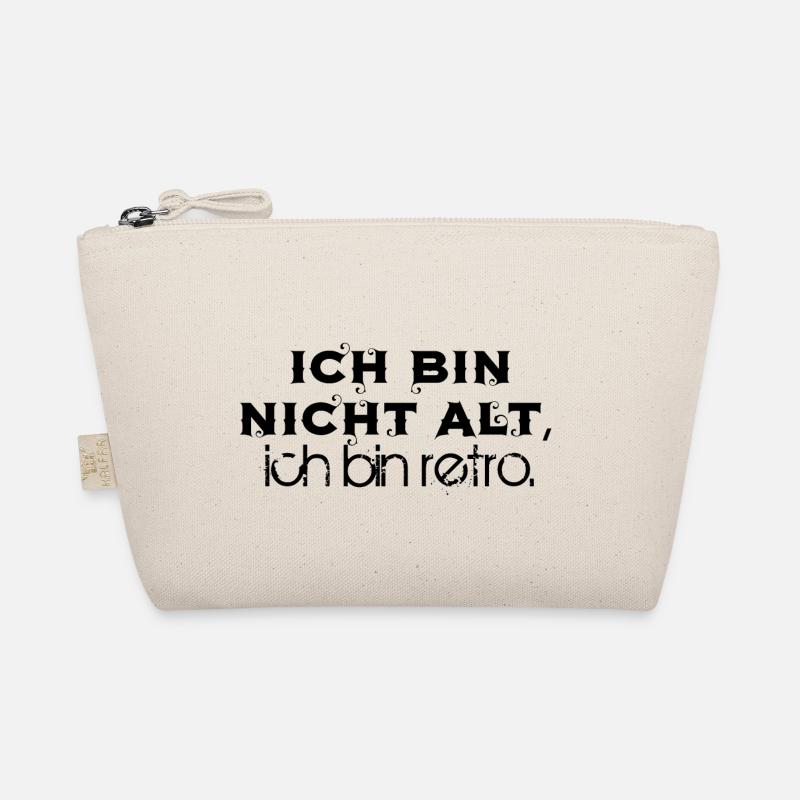Ich bin nicht alt retro Bio-Täschchen