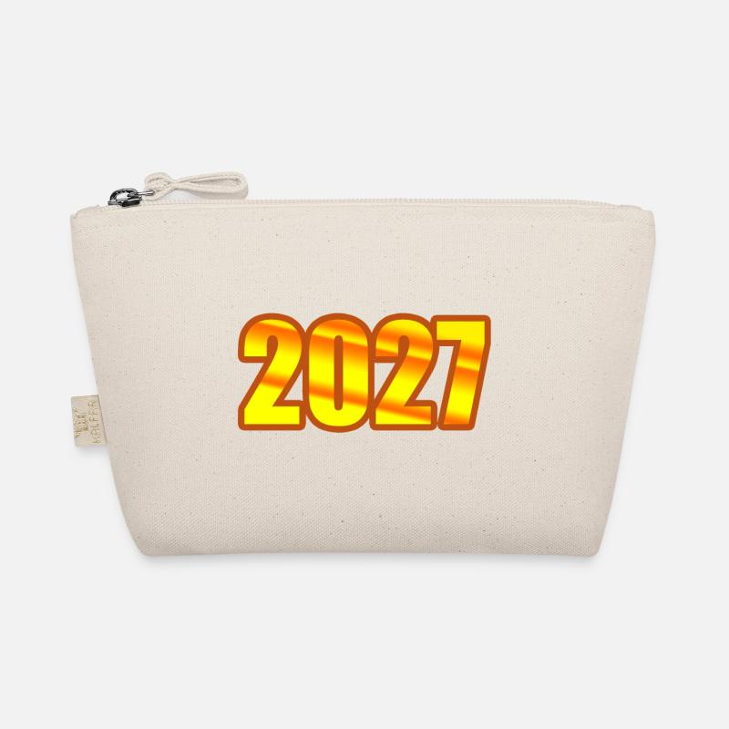 Jahreszahl 2027 - Bio-Täschchen - Natur