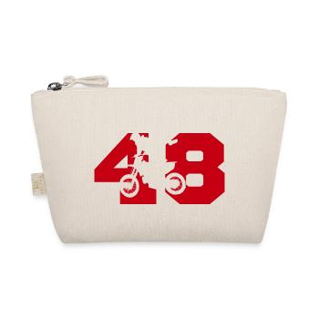 Moto 48 Biker - Bio-Täschchen - Natur - Vorne