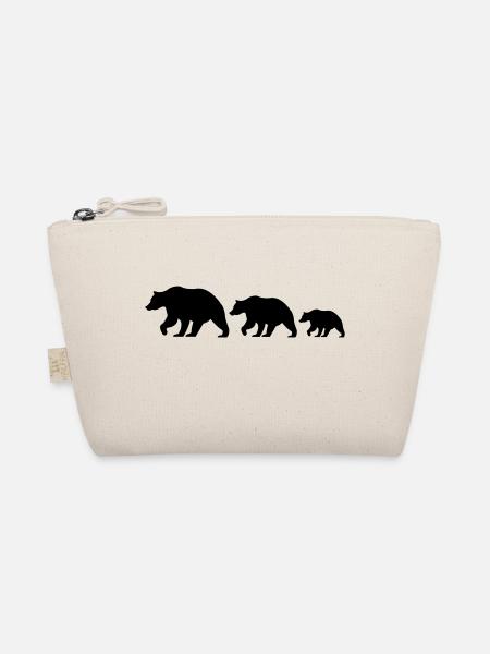 Famille Bear - Trousse biologique - nature - Devant