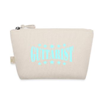 Guitarist Guitar Playing Guitarist Rock Music Fun - Organic Pouch - nature - Front