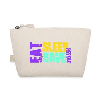 Eat Sleep Rave Repeat Logo Party Music Repeat - Organic Pouch - nature - Front