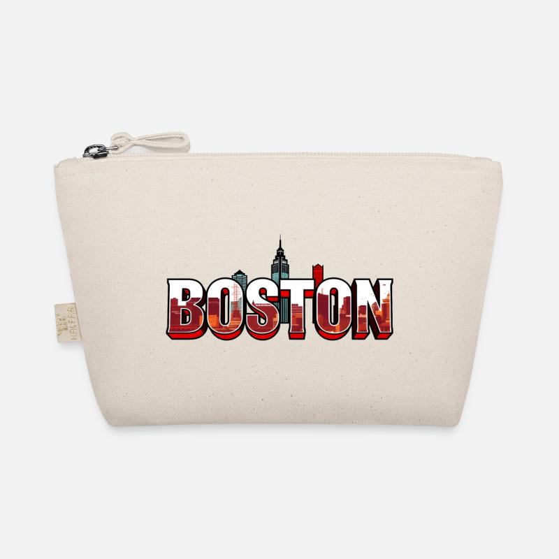 Boston Massachusetts Geschenk - Bio-Täschchen - Natur