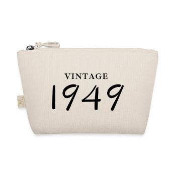 Jahrgang 1949 - Geschenkidee zum Geburtstag - Bio-Täschchen - Natur - Vorne