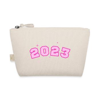 2023 Stern Rosa - Bio-Täschchen - Natur - Vorne