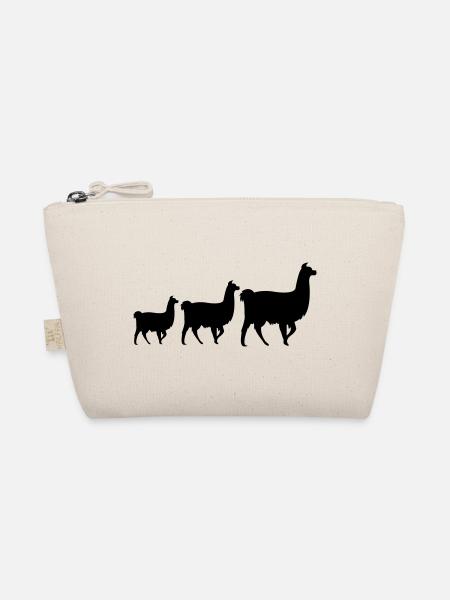 lama family - Bio-Täschchen - Natur