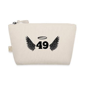 Angel Number 49 - 49th Birthday Wings - Organic Pouch - nature - Front