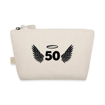 Numéro 50 ange - 50e anniversaire ailes - Trousse biologique - nature - Devant
