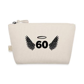 Numéro 60 ange - 60e anniversaire ailes - Trousse biologique - nature - Devant