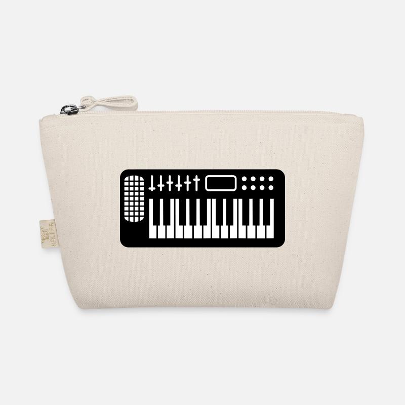 Synthesizer Keyboard Laute Techno DJ Musik Party Bio-Täschchen