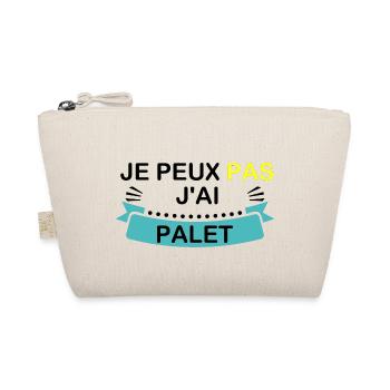 I can't I have palet - Organic Pouch - nature - Front
