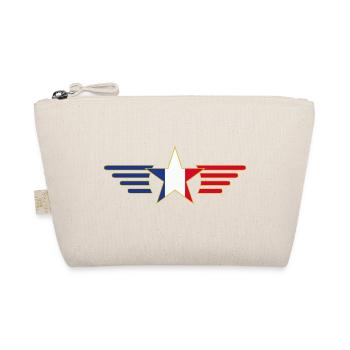 I Love France Elegance Style Design T-Shirt - Organic Pouch - nature - Front
